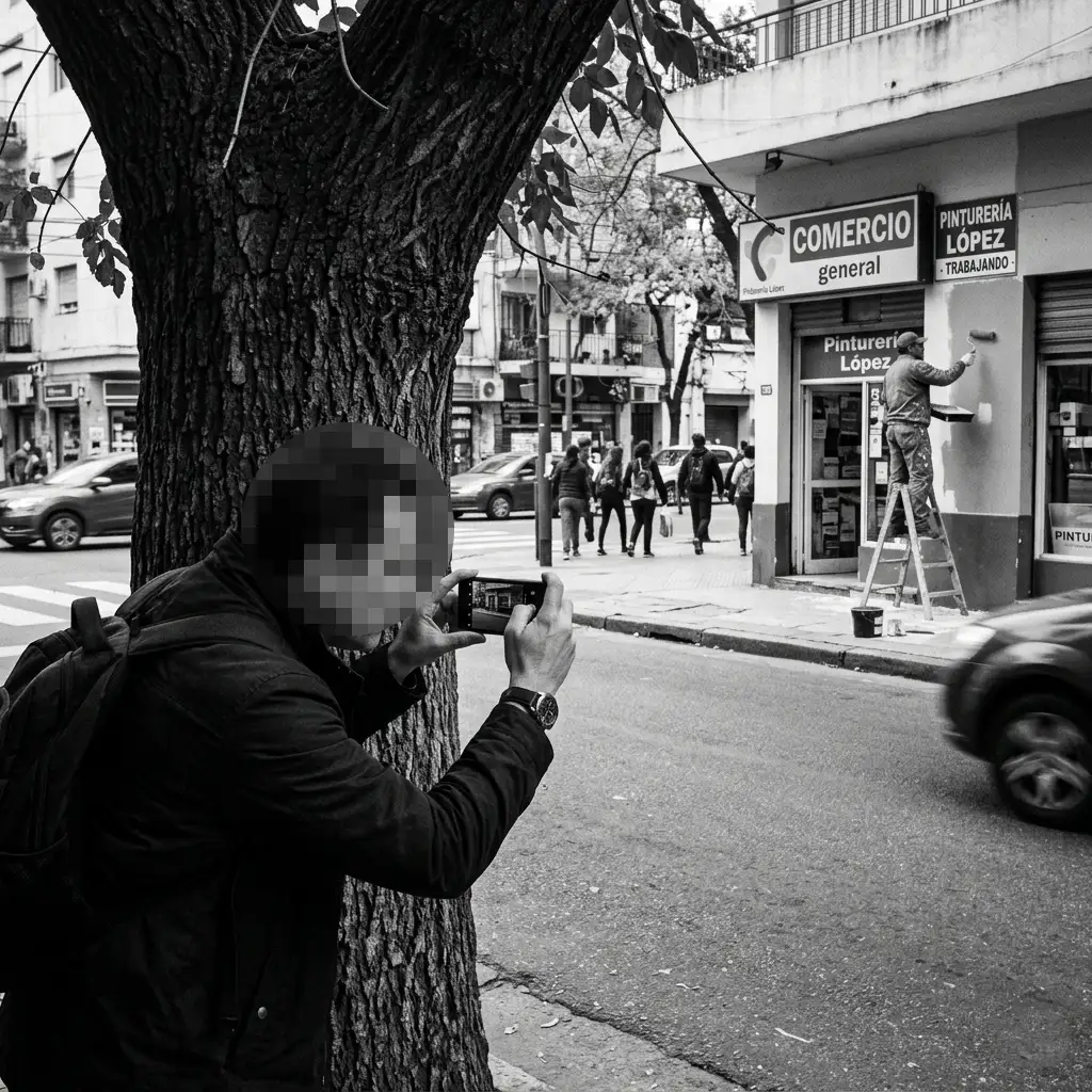 Detective privado realizando seguimiento de persona en Córdoba provincia de Argentina