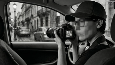 Detective privado realizando seguimiento extendido de varios días para investigar infidelidad en Argentina